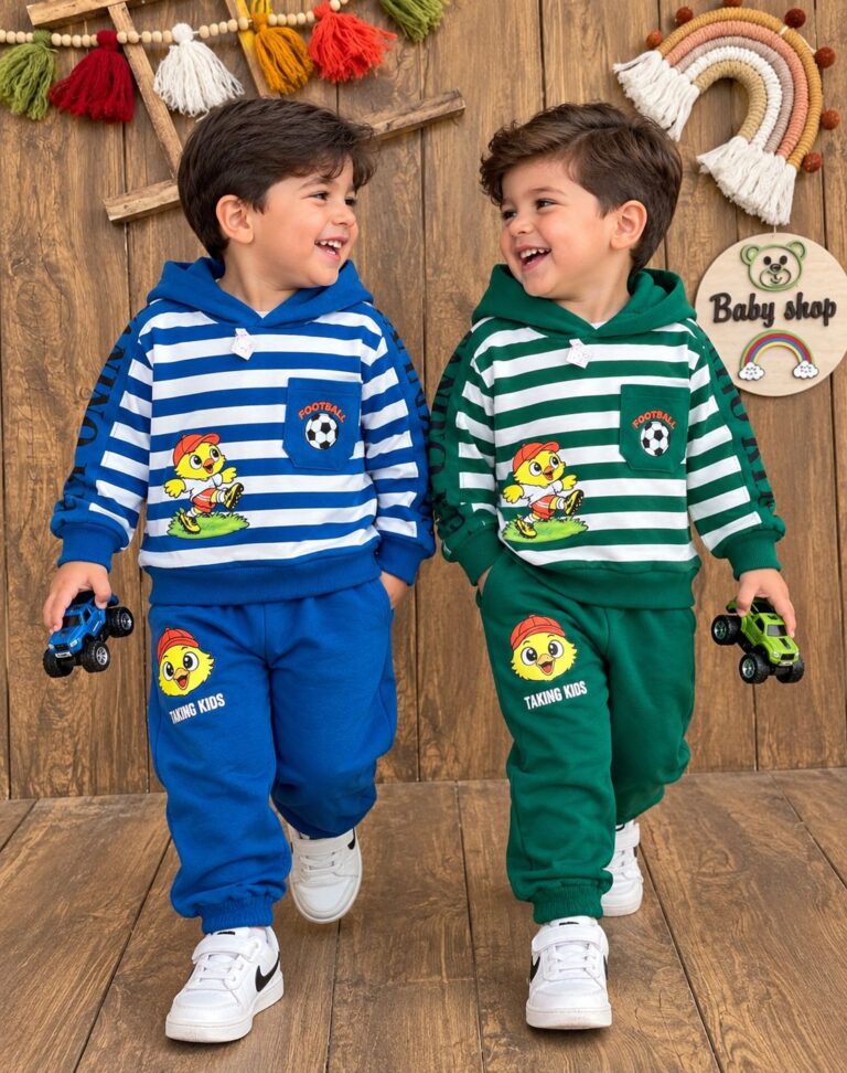 بلوزشلوار پسرانه راه دار کد 1113